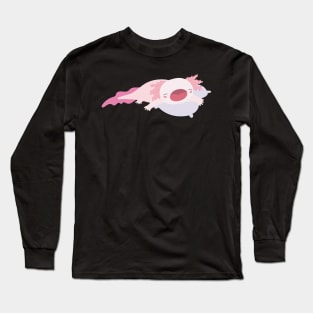 Axolotl Sleeping Long Sleeve T-Shirt